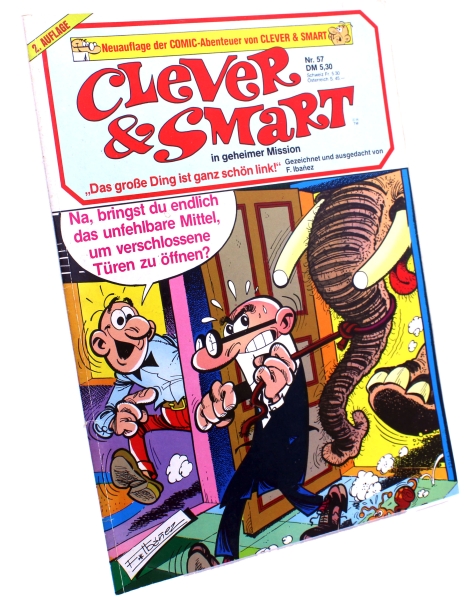 Clever & Smart in geheimer Mission Comic Album Nr. 57 (2. Auflage): Das große Ding ist ganz schön link!